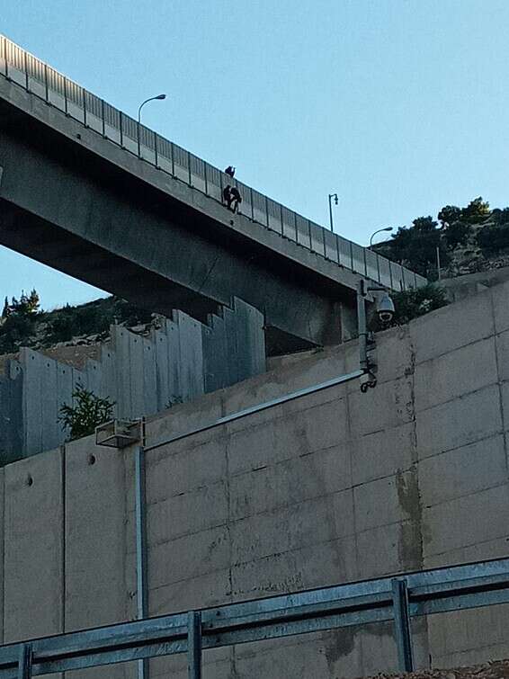 שוכנע לרדת אחרי שעות רבות // צילום: אנשי הדממה